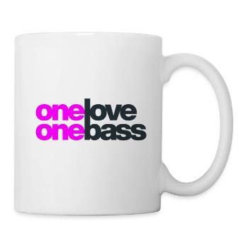 One Love One Bass - Tasse - Weiß - Rechts