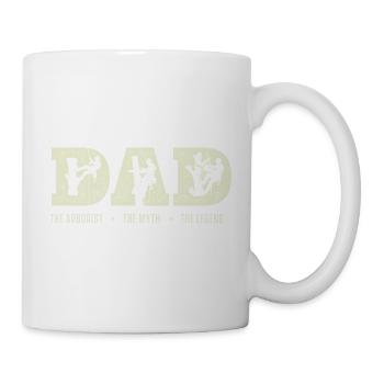 Der Arborist, die Legende – Lustiges Arborist-Geschenk - Tasse - Weiß - Rechts