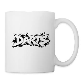 DARTS - Graffiti - Tasse - Weiß - Rechts