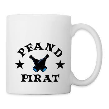 pfand pirat - Tasse - Weiß - Rechts