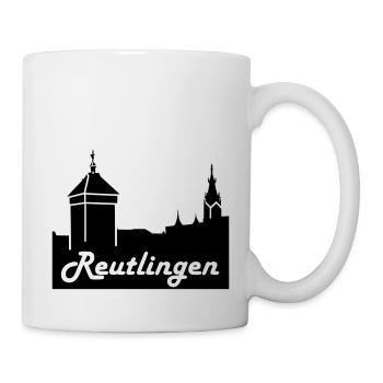 Reutlingen Skyline - Tasse - Weiß - Rechts