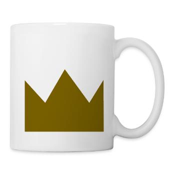 Krone - Tasse - Weiß - Rechts