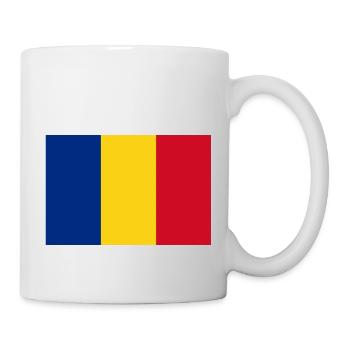 Roumanie, la Roumanie, drapeau, drapeau - Mug blanc - blanc - Droite
