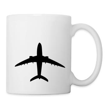 Flugzeug - Tasse - Weiß - Rechts