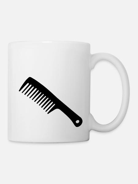 Kamm - Tasse - Weiß
