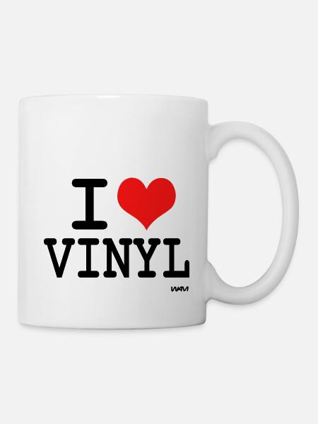 vinyl - Mug - white