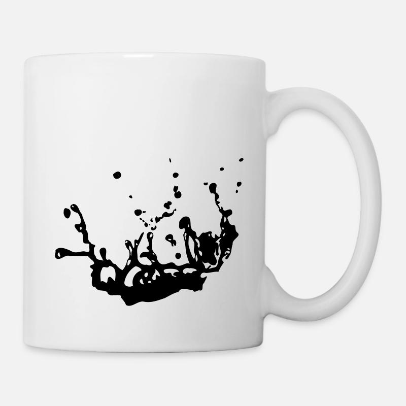 Wassertropfen - Tasse - Weiß