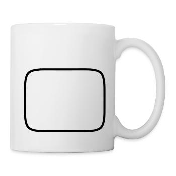 tv_schirm - Mug - white - Right