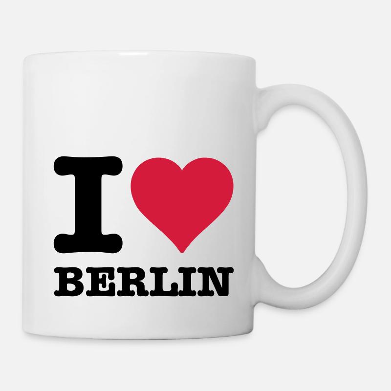 IloveBerlin - Tasse - Weiß