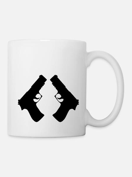 gun 2 mal6 - Tasse - Weiß