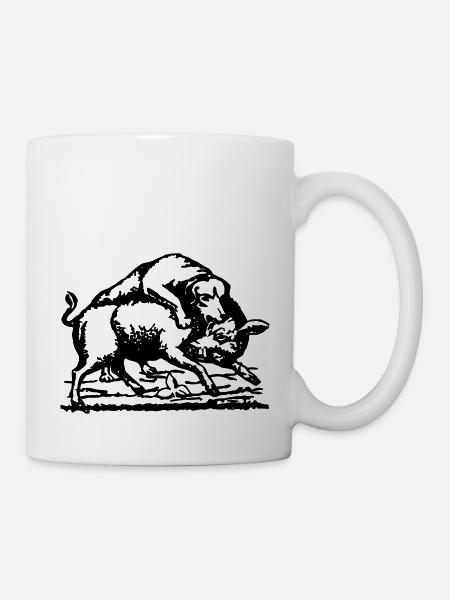 Schafkopf_High - Tasse - Weiß