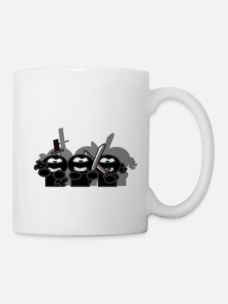 Ninja - Mug blanc - blanc
