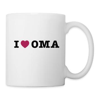 mp_i_love_oma - Tasse - Weiß - Rechts