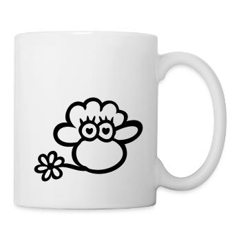 Sheep in love - Mug - white - Right