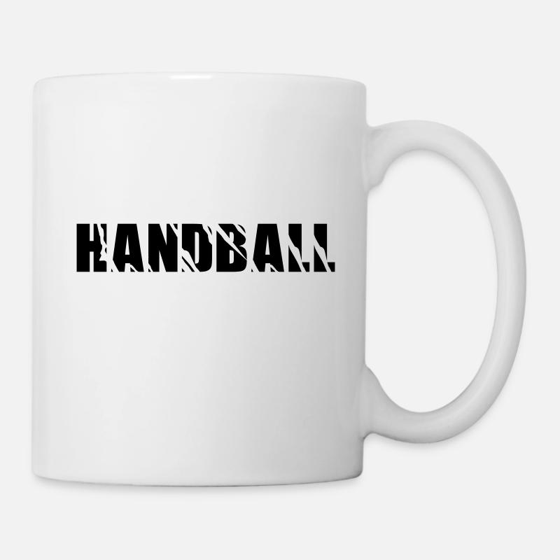 handball - Tasse - Weiß