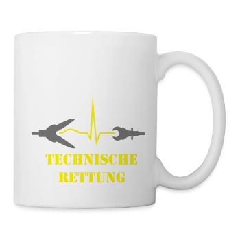 Technische Rettung - Tasse - Weiß - Rechts