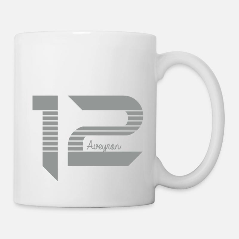 Midi Pyrénées Aveyron 12 - Mug blanc - blanc
