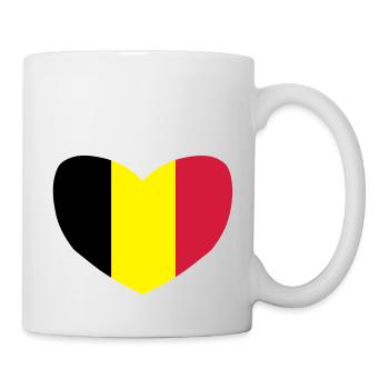 I love Belgium - Mug blanc - blanc - Droite