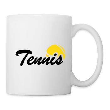 Tennis - Tasse - Weiß - Rechts