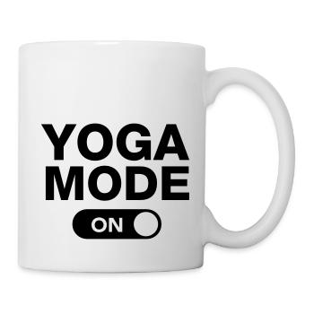 Yoga Mode (On) - Tasse - Weiß - Rechts
