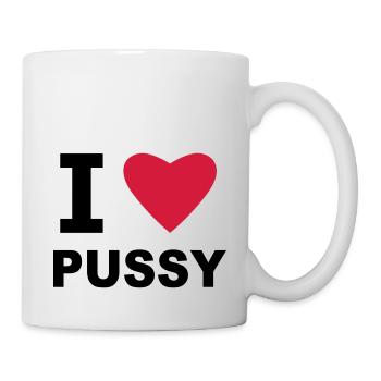 lieben ich - Tasse - Weiß - Rechts
