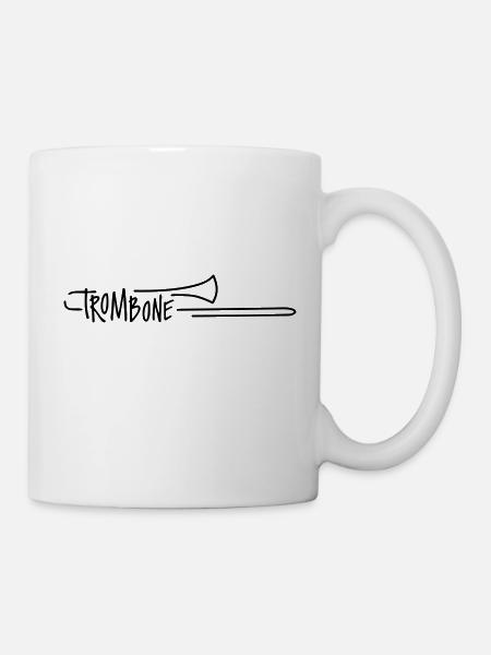 Trombone - Mug blanc - blanc