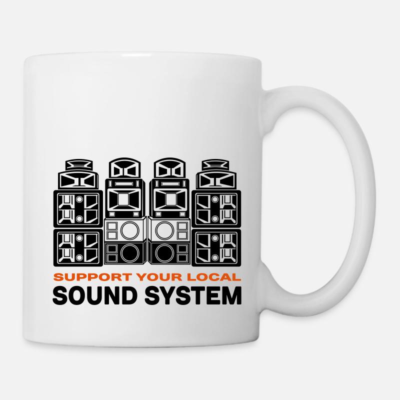 support sound system - Mug - white