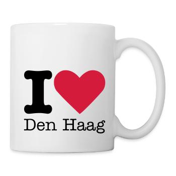 I Love Den Haag - Tasse - Weiß - Rechts