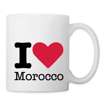 I Love Morocco - Mug blanc - blanc - Droite