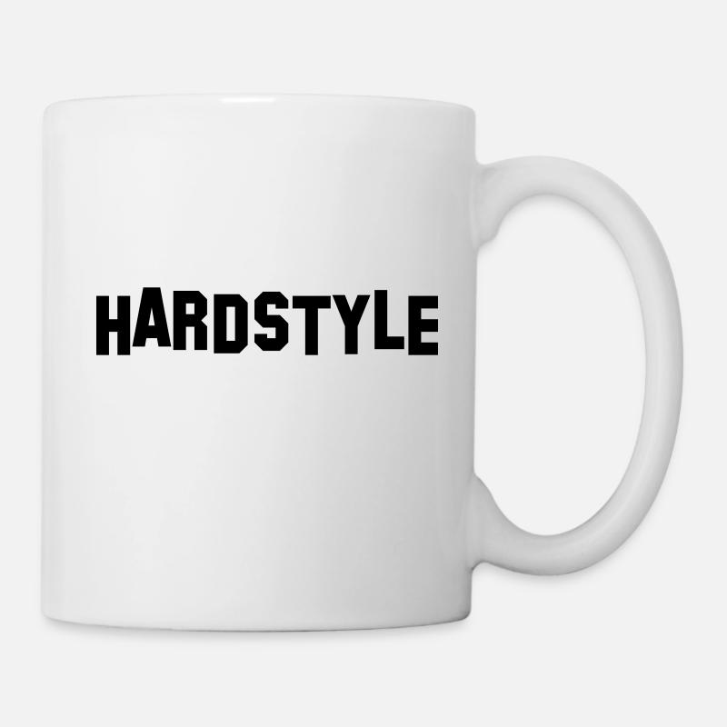 hardstyle - Tasse - Weiß