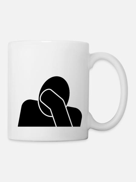 Facepalm - Tasse - Weiß