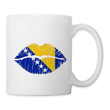 Kuss Bosnien und Herzegowina - Tasse - Weiß - Rechts