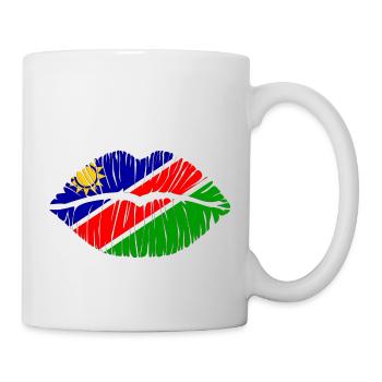 Kuss Namibia - Tasse - Weiß - Rechts