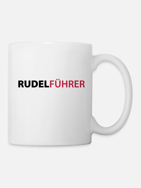 Rudelführer Hunde - Tasse - Weiß