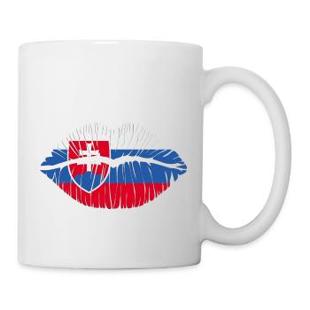 Kuss Slowakei - Tasse - Weiß - Rechts