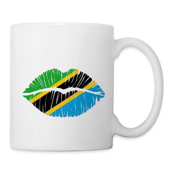 Kuss Tansania - Tasse - Weiß - Rechts