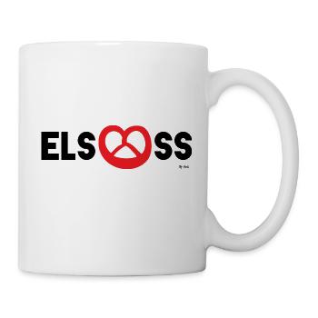 Alsace : Bretzel - Mug blanc - blanc - Droite