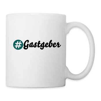 Gastgeber - Tasse - Weiß - Rechts