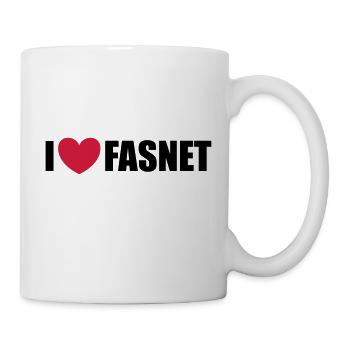 I love Fasnet - Tasse - Weiß - Rechts