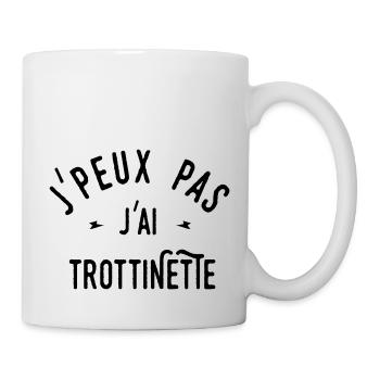 j'ai trottinette - Mug blanc - blanc - Droite