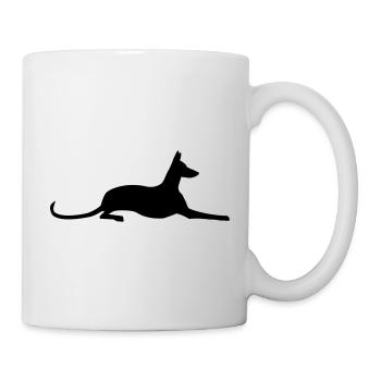 podenco - Mug blanc - blanc - Droite