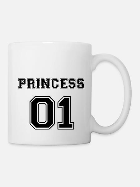 Princess 01 Tochter Familie Kind Baby Geschenk - Tasse - Weiß