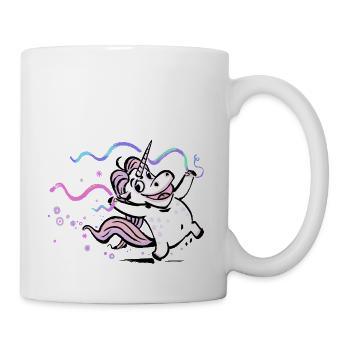 Einhorn - Tasse - Weiß - Rechts