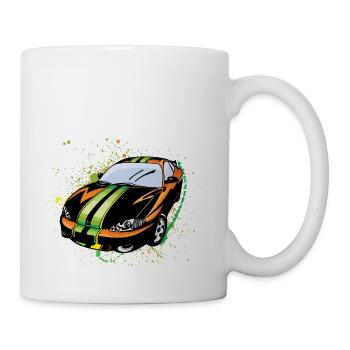 Sport car liner - Mug - white - Right
