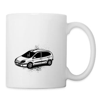 Small white car - Mug - white - Right