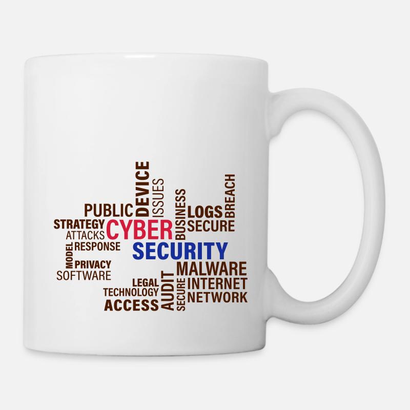 Cyber sécurité - Mug blanc - blanc