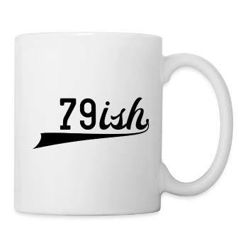80. Geburtstag: 79ish - Tasse - Weiß - Rechts