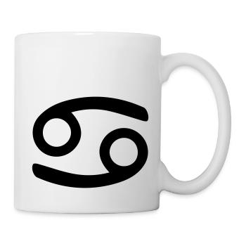 Krebs Sternzeichen - Tasse - Weiß - Rechts
