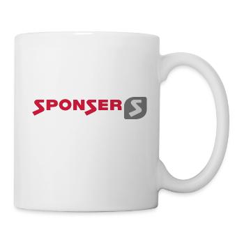 Sponser Logo klein - Tasse - Weiß - Rechts
