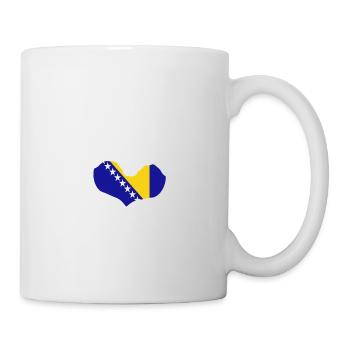J’aime les mains Bosnia and Herzegovina - coeur - Mug blanc - blanc - Droite